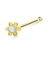 Flowery Bone Nose Stud NSKD-801